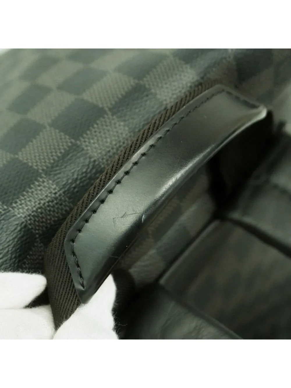 Louis Vuitton Backpack Damier Graphite Zack Black Gray